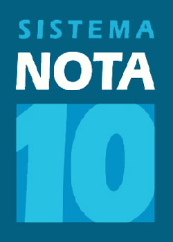 Logo Sistema Nota10 em MS-DOS