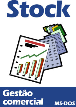 Logo Sistema Stock em MS-DOS